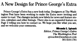 Prince George's Extra
